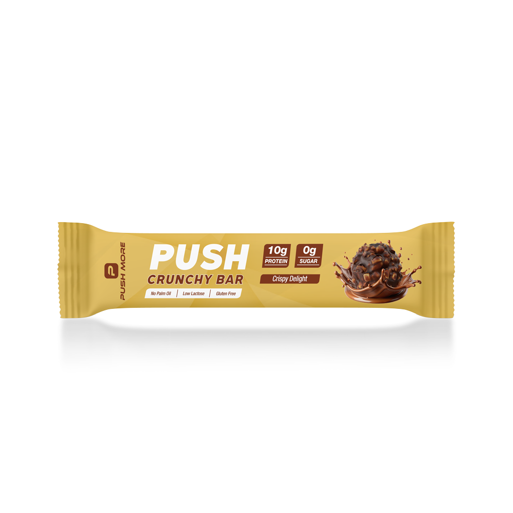PUSH CRUNCHY BAR - Barretta proteica low carb 10g proteine