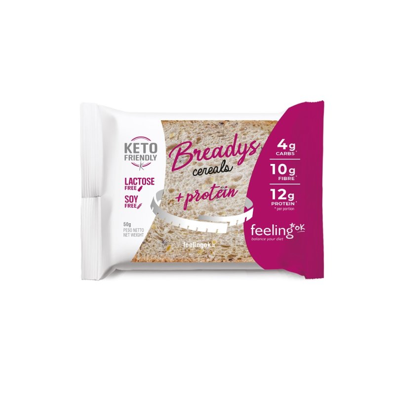 Breadys Cereals - Pane Proteico a Basso Contenuto di Carboidrati Feelingok