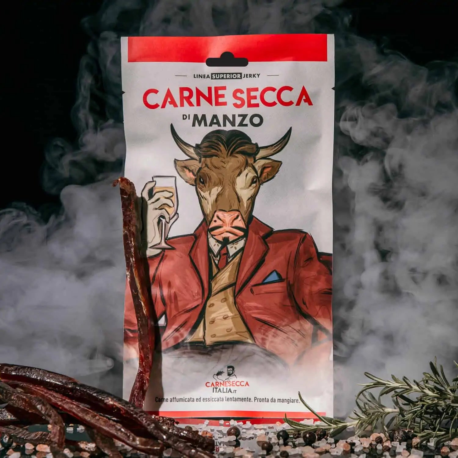 Carne secca affumicata di manzo 40g carneseccaitalia.it carne essiccata