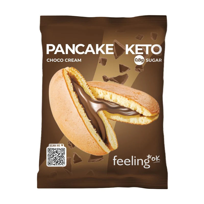 PANCAKE PROTEICO KETO CHOCO CREAM - Low carb con crema cacao