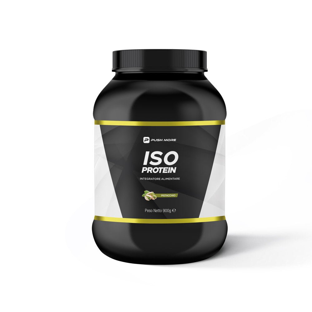 ISO PROTEIN - Proteine isolate Push More Pistacchio 900g - Push More Proteine del latte Push More