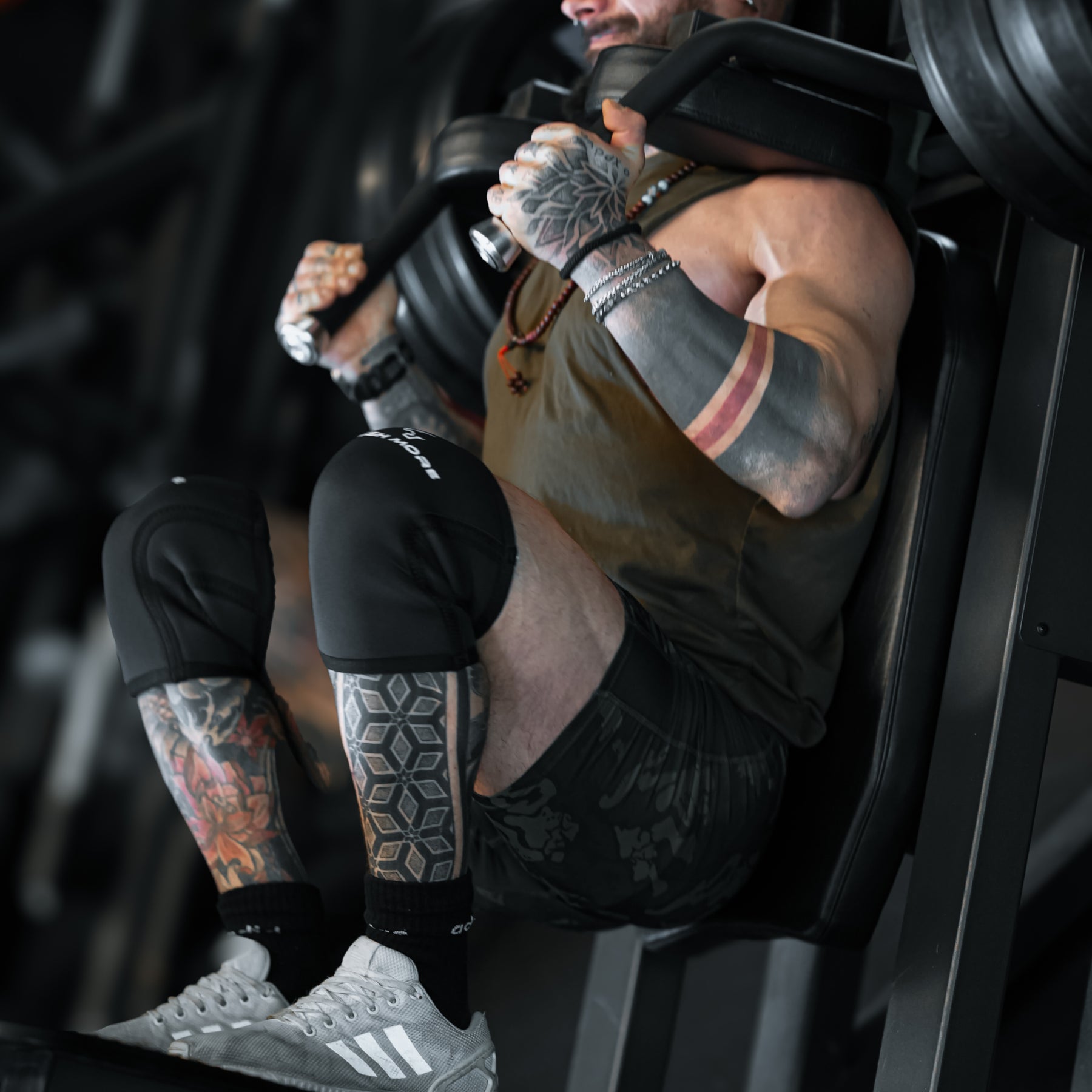POWERKNEE - Ginocchiera Sportiva per Squat, CrossFit e Palestra