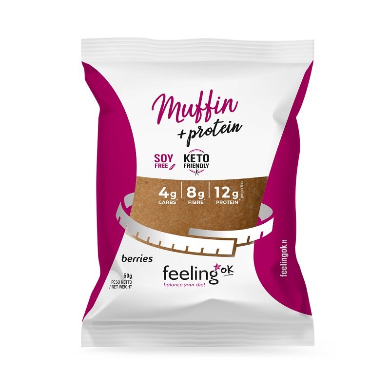 Muffin frutti di bosco -
muffin proteico Low carb Feelingok
