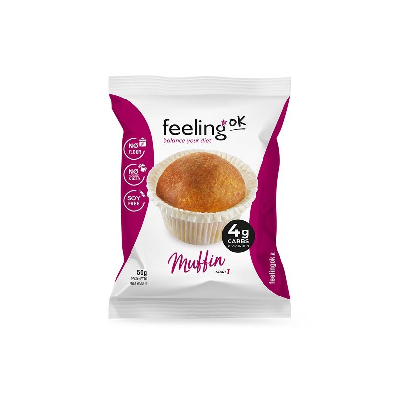 Muffin +protein -
muffin proteico Low carb Feelingok
