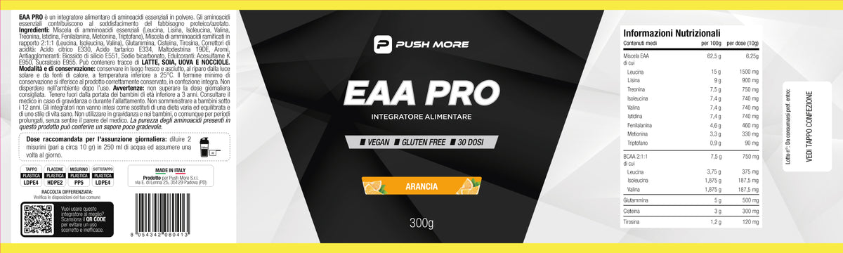 EAA PRO Powder - Essential amino acids