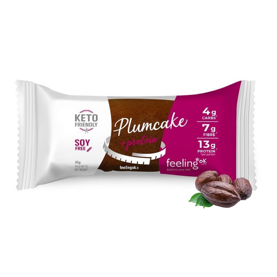 Plumcake +Protein gusto cacao - Plumcake Proteico a Basso Contenuto di Carboidrati Feelingok