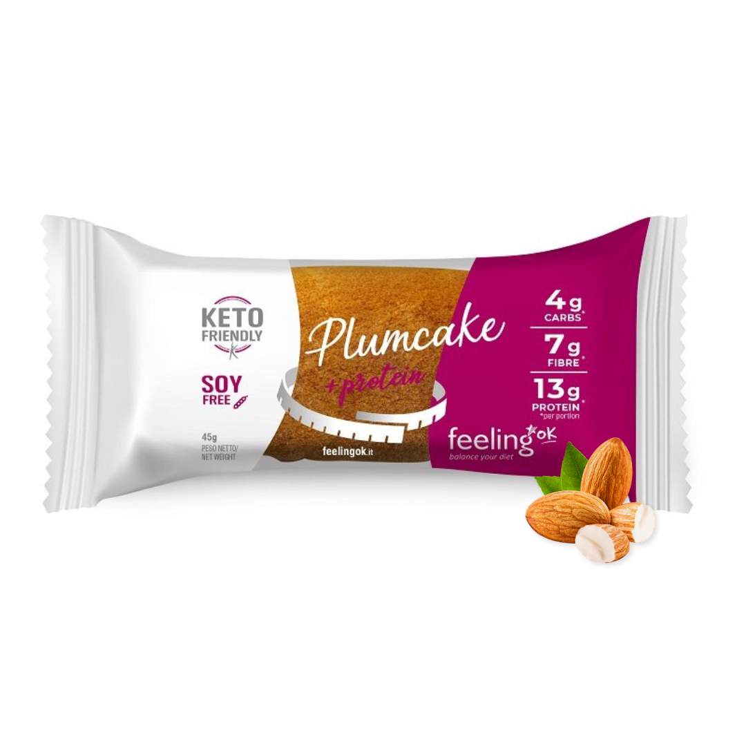 Plumcake +Protein gusto mandorla - Plumcake Proteico a Basso Contenuto di Carboidrati Feelingok