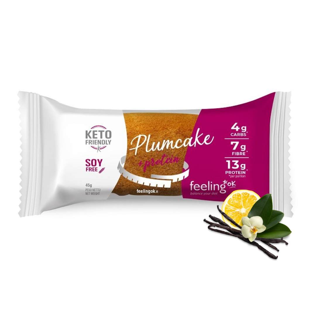 Plumcake +Protein gusto vaniglia limone - Plumcake Proteico a Basso Contenuto di Carboidrati Feelingok