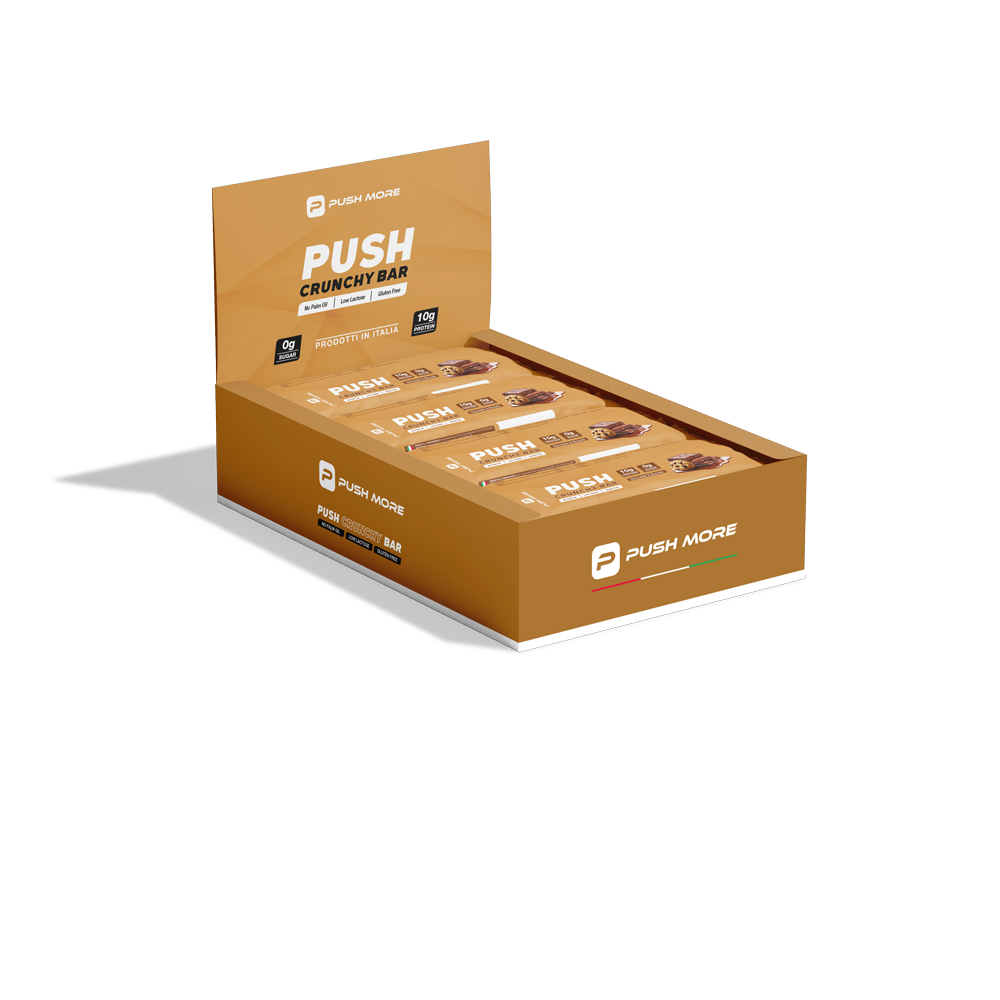 PUSH CRUNCHY BAR - Barretta proteica low carb 10g proteine