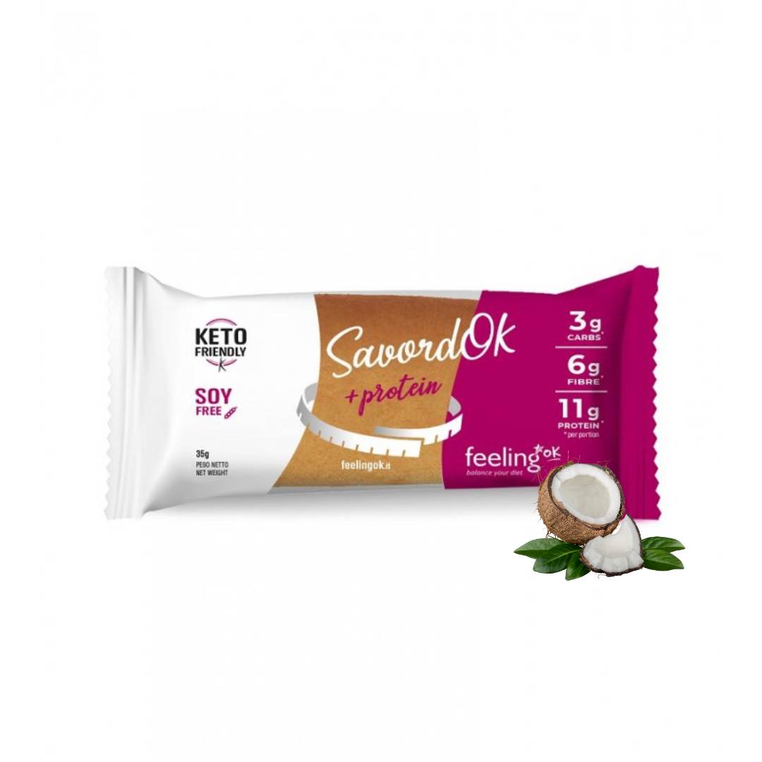 SavordOk gusto cocco - Snack Proteico Low carb Feelingok