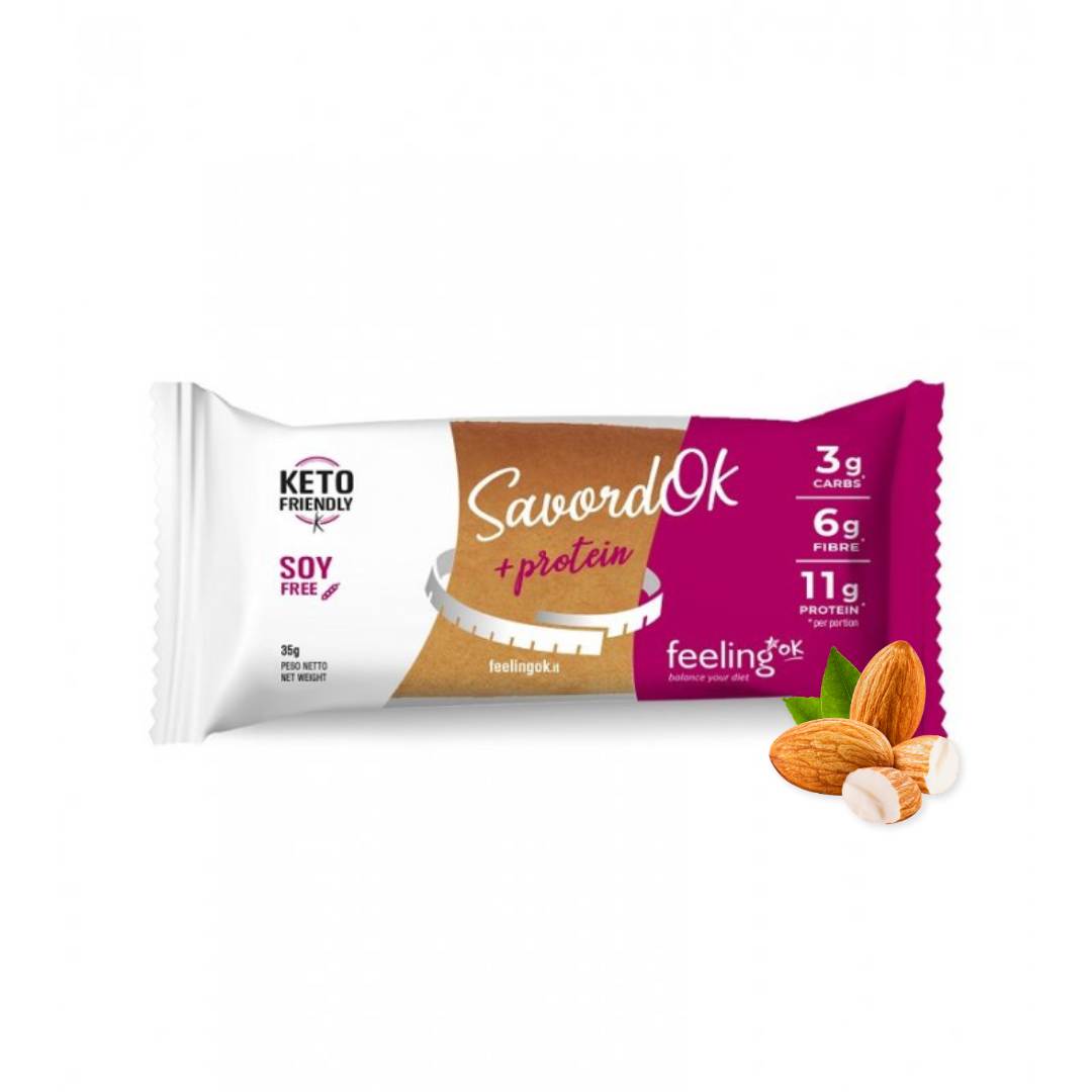 SavordOk gusto mandorla - Snack Proteico Low carb Feelingok