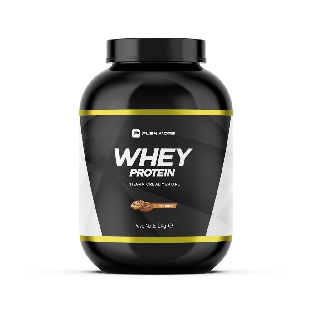 WHEY PROTEIN - Proteine concentrate Push More Cookies 2kg - Push More Proteine del latte Push More