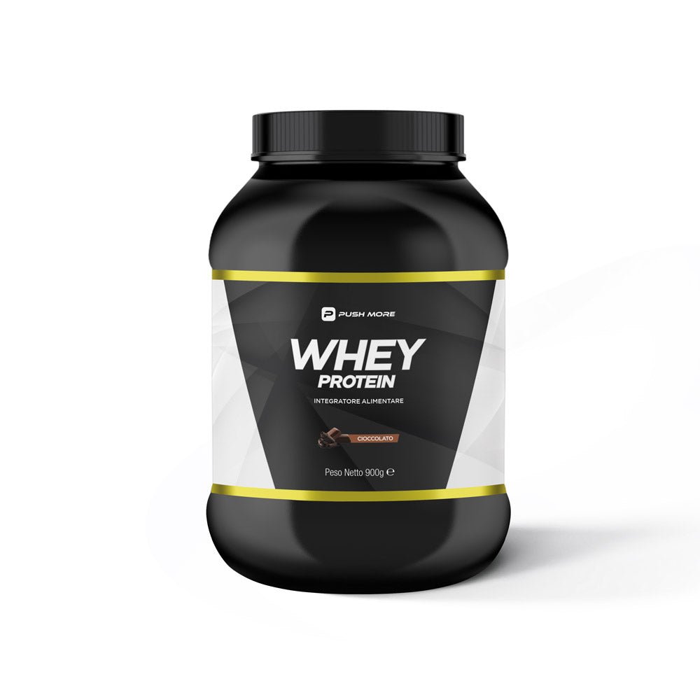WHEY PROTEIN - Proteine concentrate Push More Cioccolato 900g - Push More Proteine del latte Push More