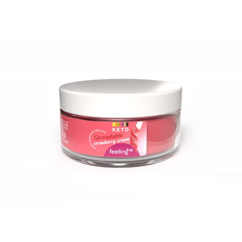 CREMA SPALMABILE FRAGOLA +PROTEIN - Crema Proteica Low Carb