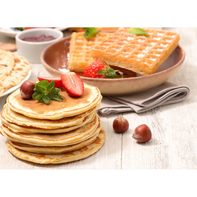 PANCAKE & WAFFLE MIX +PROTEIN - Preparato proteico low carb
