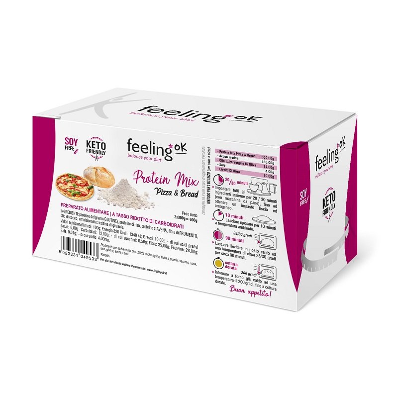 PROTEIN MIX PIZZA & BREAD - Impasto proteico per pizza e pane