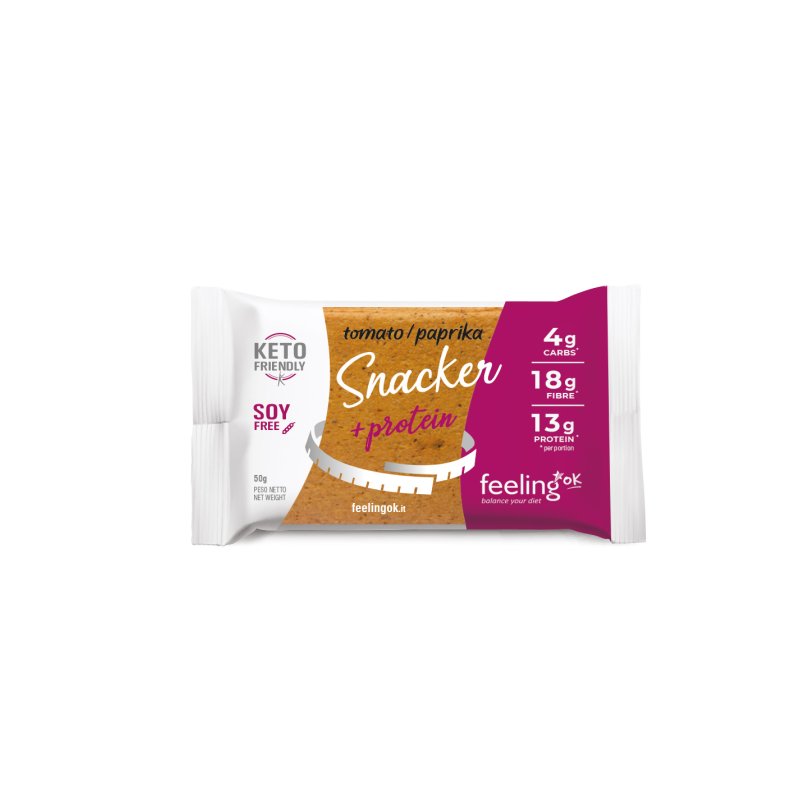 snacker pomodoro e paprica +protein - snack Low Carb 50g