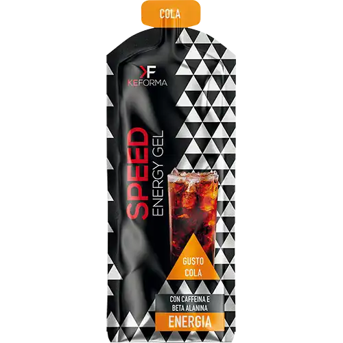 GEL KEFORMA SPEED ENERGY GEL MENTA LIME – Integratore Con Maltodestrine, Fruttosio, Caffeina E Beta Alanina, 60 Ml