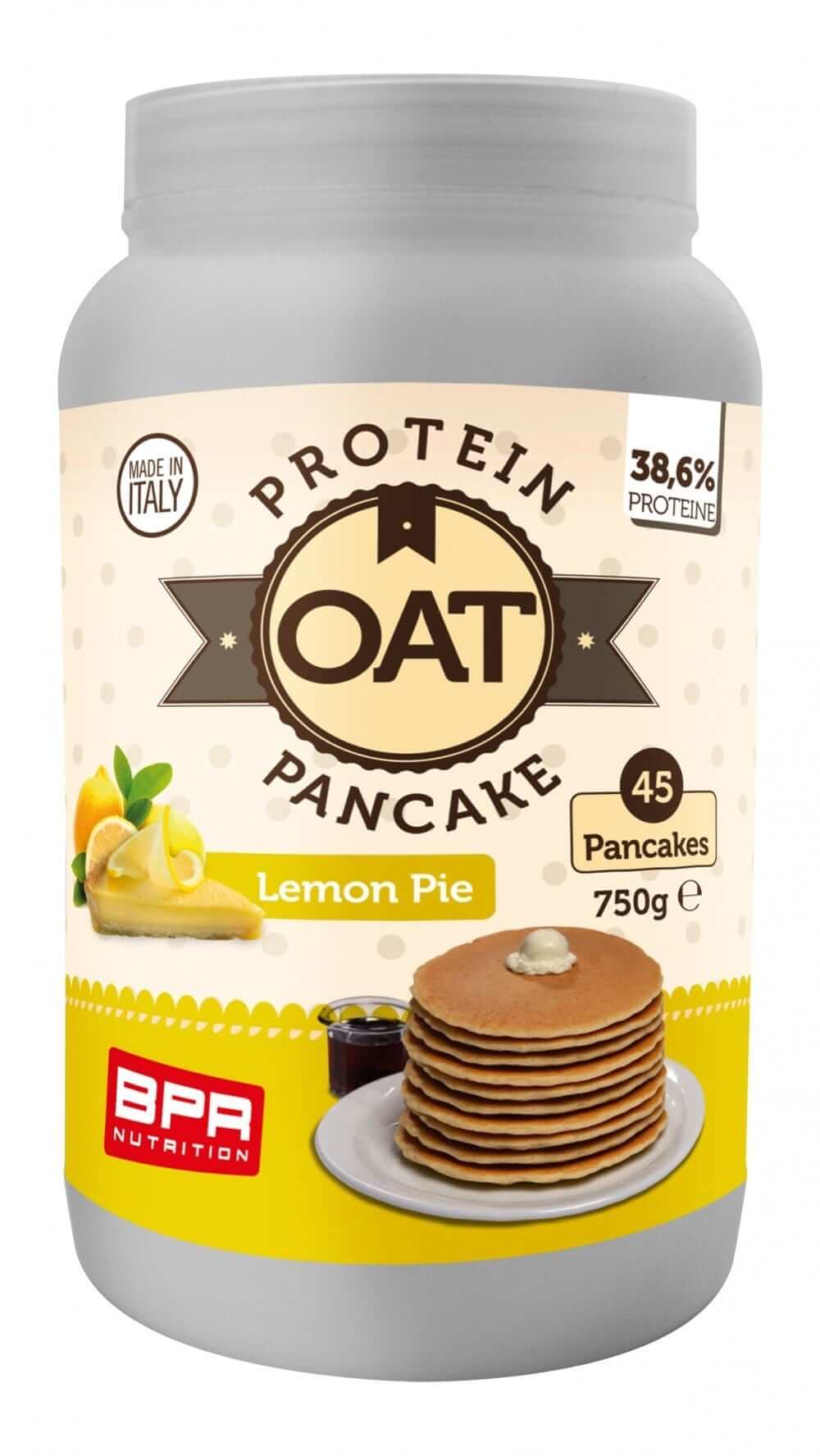 Foto di OAT PROTEIN PANCAKE 12 Gusti 750 gr Lemon Pie - PushMore Preparato per pancake Bpr Nutrition