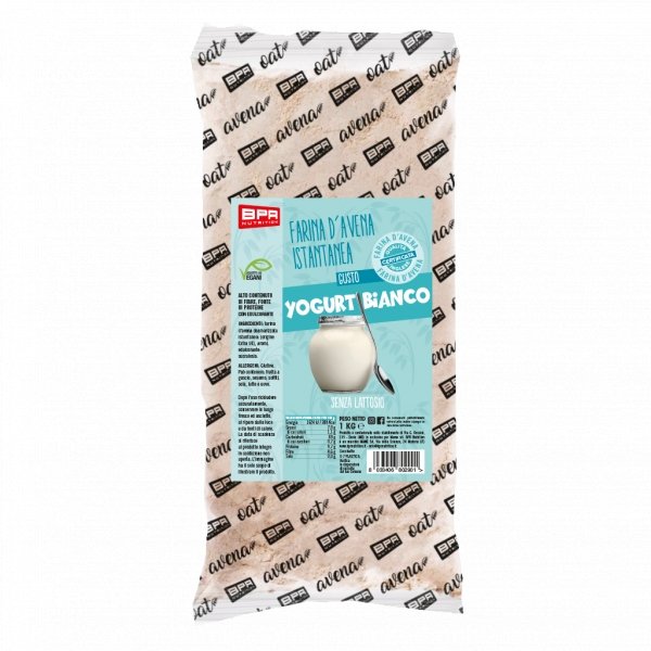 Foto di FIOCCHI D'AVENA AROMATIZZATI 15 Gusti diversi a scelta 1 Kg Mela-Cannella - Push More Fiocchi d' avena aromatizzata Bpr Nutrition