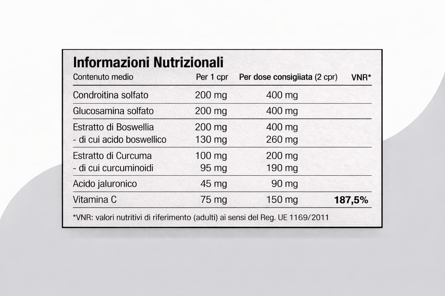 CARTILAGE - Integratore per le articolazioni