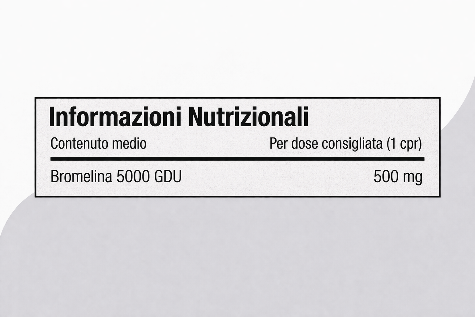 BROMELINA - BROMADVANCE - Integratore naturale per digestione e infiammazione