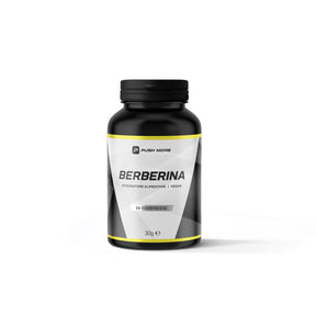 Berberina 1000mg Push More Integratore per glicemia, colesterolo e resistenza insulinica 60 compresse