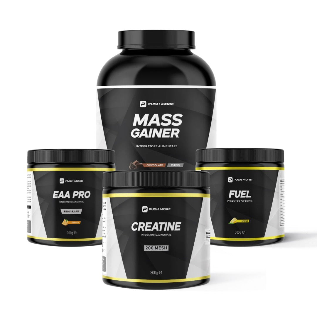 4-in-1 BUNDLE MASS - Il pack per la massa muscolare