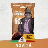 Carne secca di cinghiale 25g carneseccaitalia.it carne essiccata chips italiane