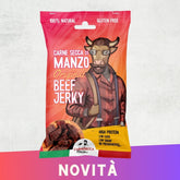 Carne secca di manzo 25g carneseccaitalia.it carne essiccata chips italiane