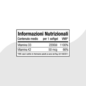 VITAMIN D3+K2 - Vitamina D3 e K2