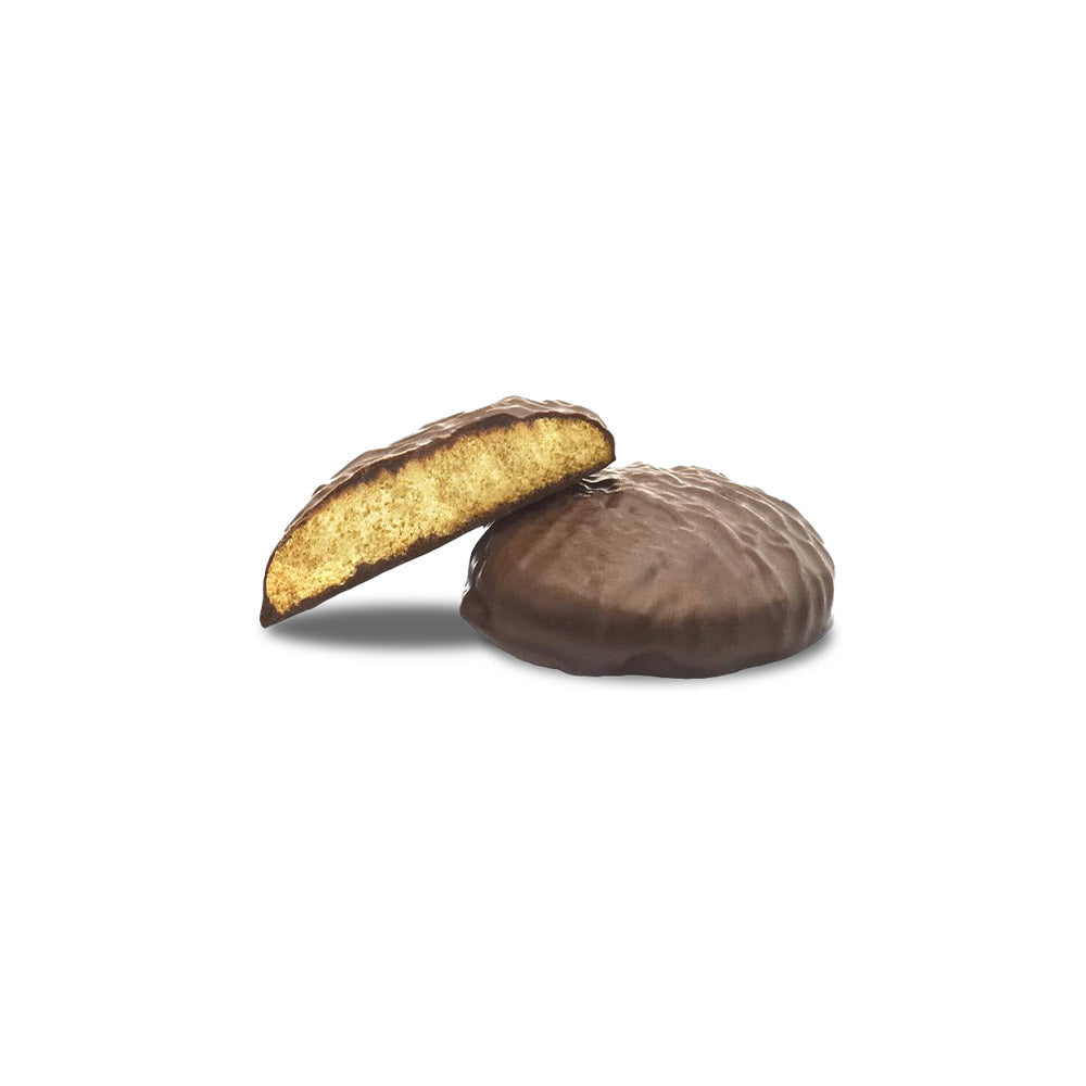 NUVOLE ARANCIA RICOPERTE DI CIOCCOLATO - Biscotti soffici Low Carb, Proteici e Senza Glutine