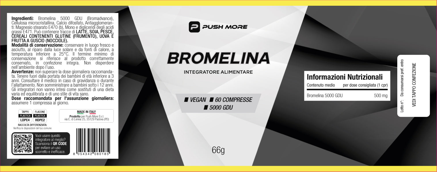 BROMELINA - BROMADVANCE - Integratore naturale per digestione e infiammazione