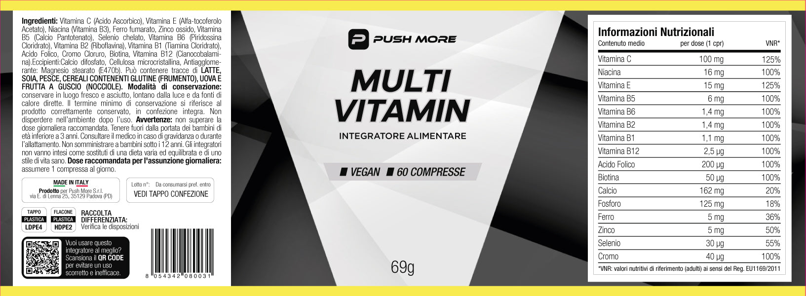 MULTIVITAMIN - Push More Multivitamin und Mineralien