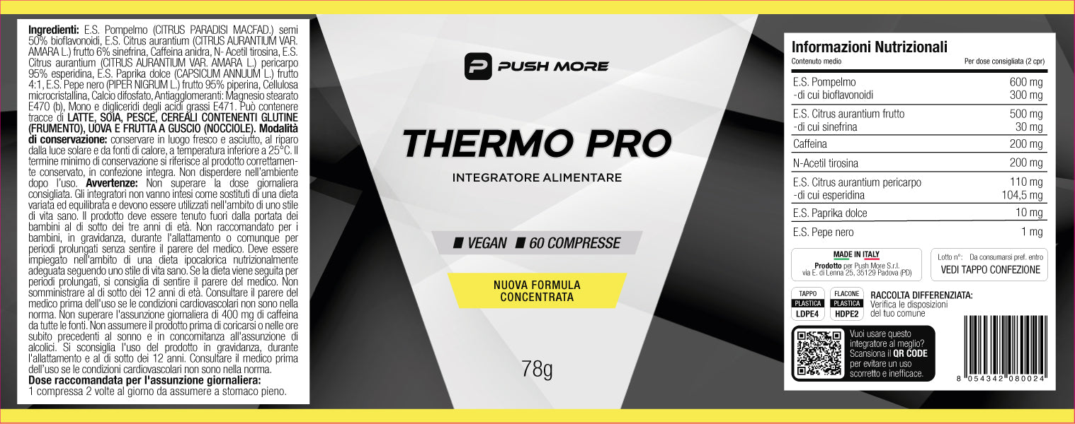 THERMO - Push More thermogenic fat burner