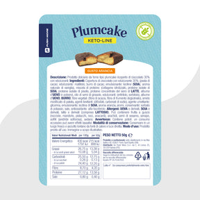 PLUMCAKE ARANCIA RICOPERTO DI CIOCCOLATO - Low Carb, Proteico e Senza Glutine