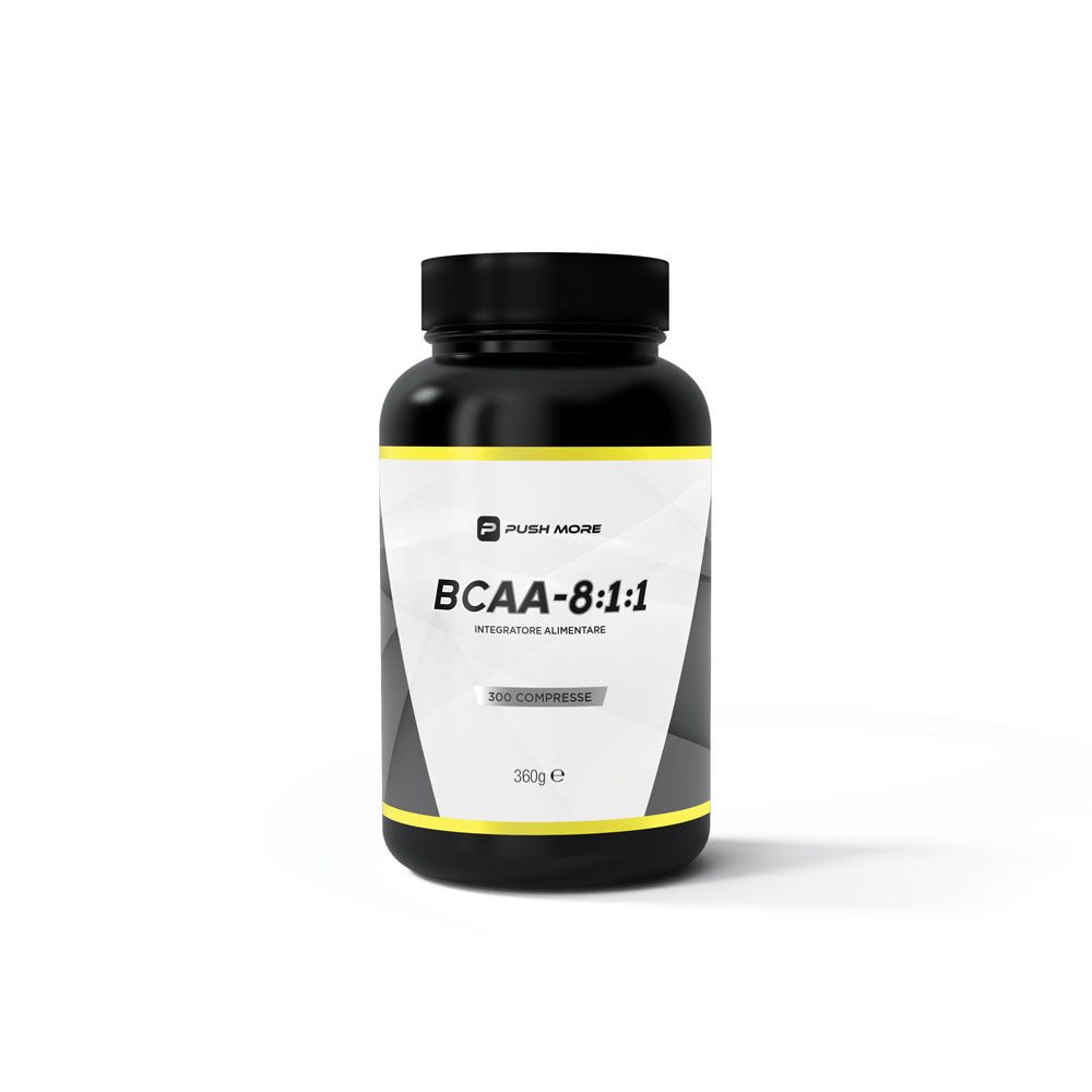 BCAA 8:1:1 - Aminoacidi ramificati Push More 150 compresse Neutro - Push More BCAA Push More