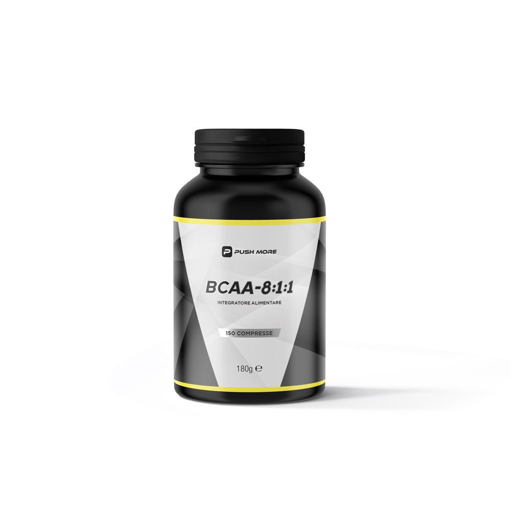 BCAA 8:1:1 - Aminoacidi ramificati Push More 150 compresse Neutro - Push More BCAA Push More