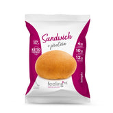 Sandwich +Protein 50g - Sandwich Proteico a Basso Contenuto di Carboidrati Feelingok gusto naturale