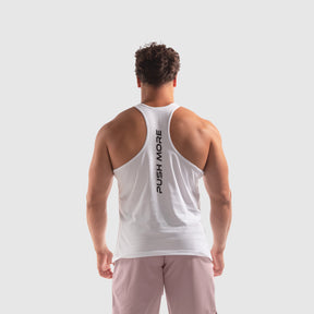 CANOTTA PUSH MORE BACK - Canottiera maschile da palestra (Vari colori)