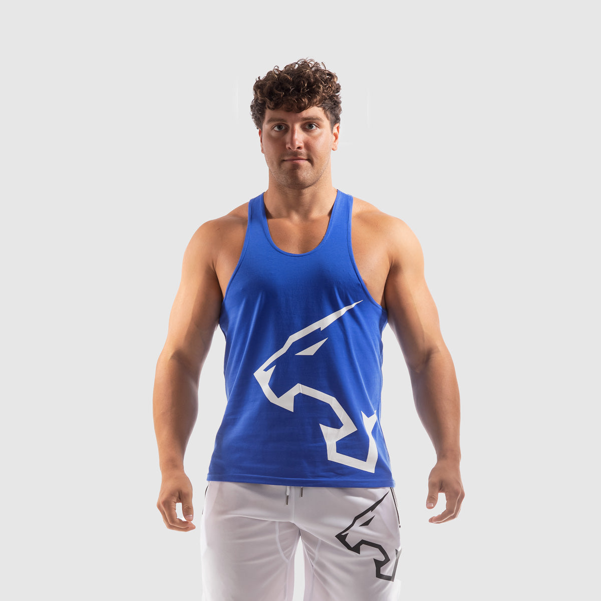 CANOTTA PUSH MORE BACK - Canottiera maschile da palestra (Vari colori)
