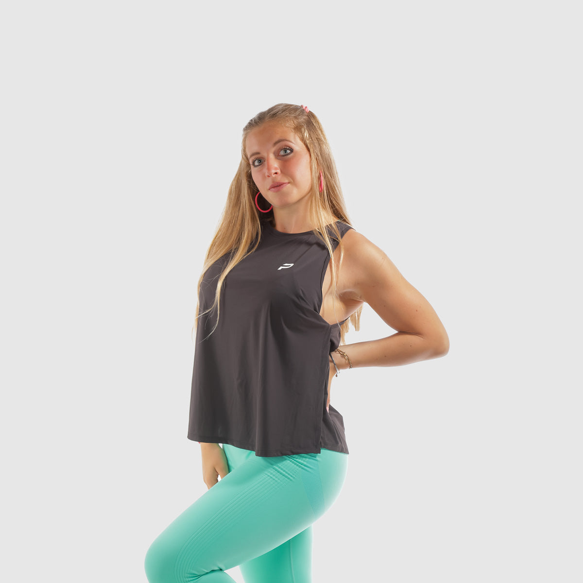 CANOTTA BREEZE BLACK - Canottiera femminile sportiva