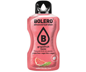 Bolero Drinks - Insaporitore acqua (36 gusti) 1 bustina (9g) Grapefruit tonic (Tonico al pompelmo) - Push More Bolero