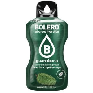 Bolero Drinks - Insaporitore acqua (36 gusti) 1 bustina (9g) Guanabana (Frutto di Graviola) - Push More Bolero