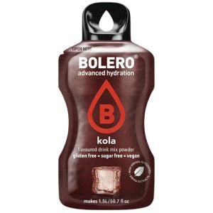 Bolero Drinks - Insaporitore acqua (36 gusti) 1 bustina (9g) Kola (Cola) - Push More Bolero