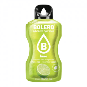 Bolero Drinks - Insaporitore acqua (36 gusti) 1 bustina (9g) Lime - Push More Bolero