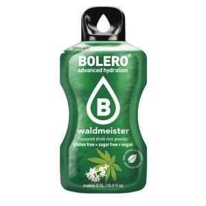 Bolero Drinks - Insaporitore acqua (36 gusti) 1 bustina (9g) Waldmeister (Asperula) - Push More Bolero
