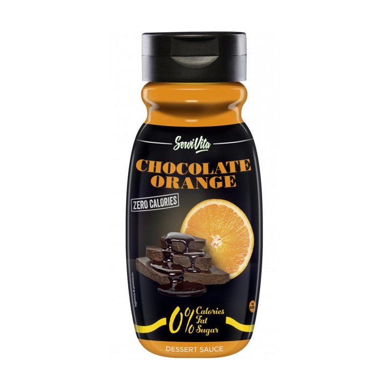 Foto di Salse e Sciroppi 0 calorie - ServiVita 320ml Choco/Orange (Cioccolato-Arancia) - Push More Salse per condimenti ServiVita