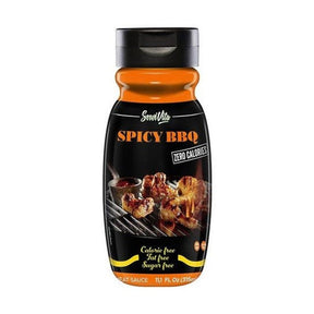 Foto di Salse e Sciroppi 0 calorie - ServiVita 320ml BBQ Sauce Spicy (Salsa barbecue speziata) - Push More Salse per condimenti ServiVita
