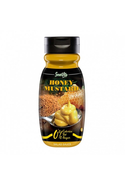 Salsa honey mustard miele ServiVita 320ml zero zuccheri grassi calorie